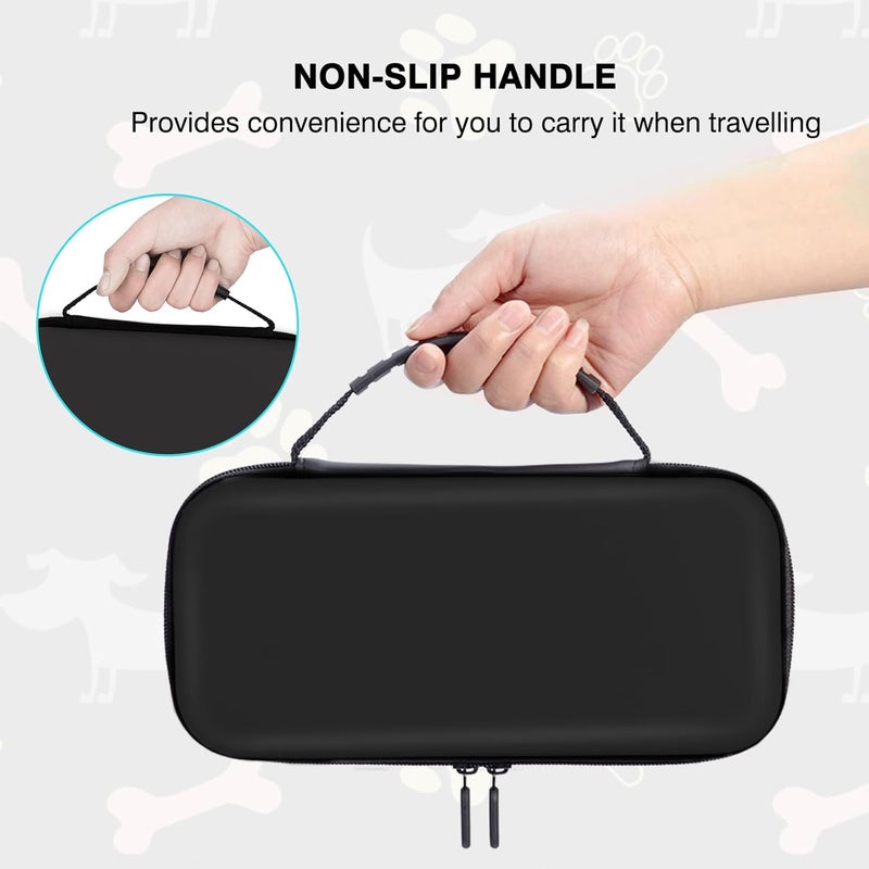 TIKOdirect Carrying Case for Nintendo Switch lite, Pink Shockproof Portable Travel Bag with Large Storage, Glitter Galaxy cover, Screen Protectors, Cute Cat Claw Thumb Grips Caps, Black - Image 3